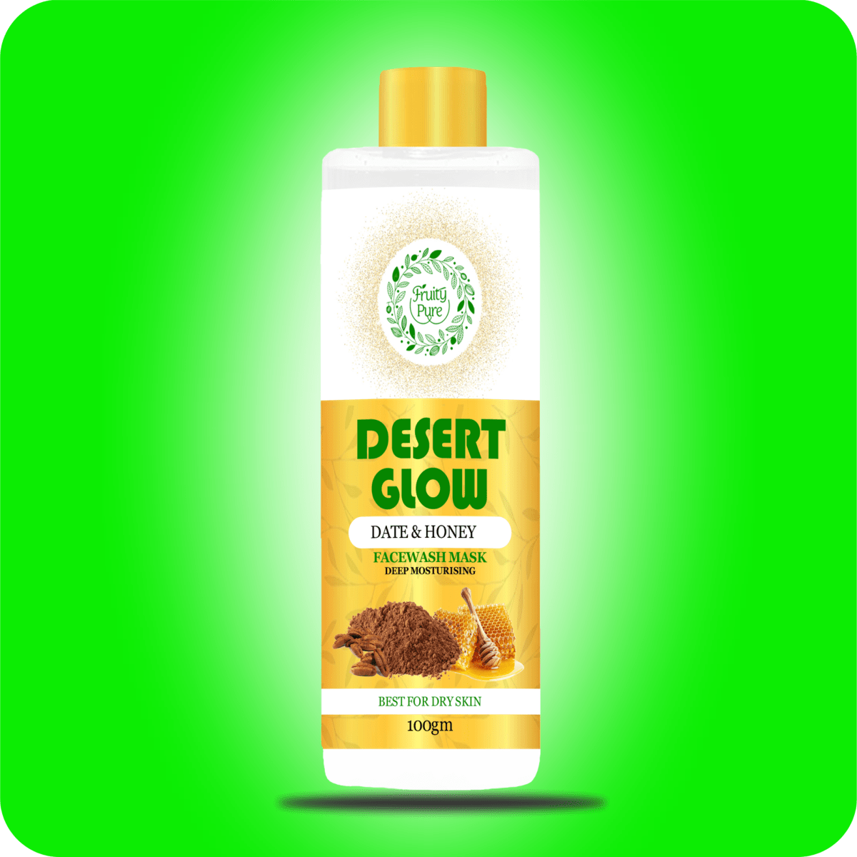 Date & Honey Facewash Mask - Facemask | Fruity Pure